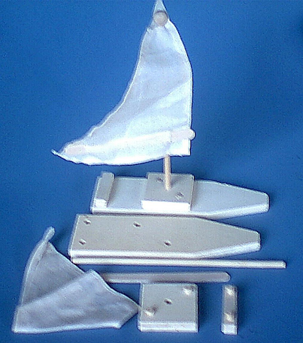340 TOY SAILBOAT KIT~ Homemade toy sailboats were one of the most 